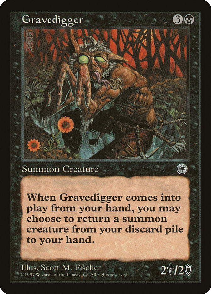 Gravedigger [Portal] - Magic: The Gathering - Card Brawlers | Quebec | Canada |