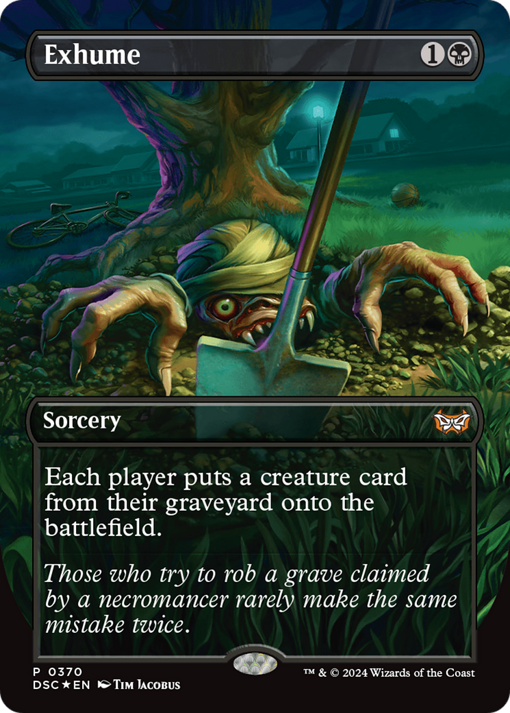 Exhume (Borderless) [Duskmourn: House of Horror Commander] - Magic: The Gathering - Card Brawlers | Quebec | Canada |