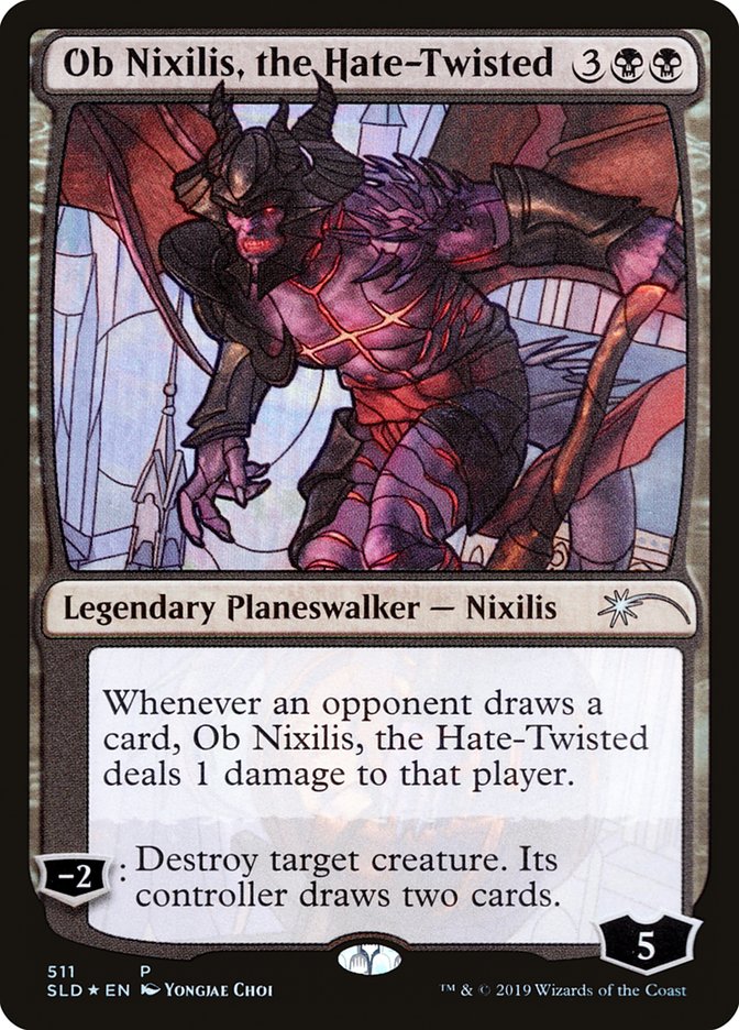 Ob Nixilis, the Hate-Twisted (Stained Glass) [Secret Lair Drop Promos] - Magic: The Gathering - Card Brawlers | Quebec | Canada |
