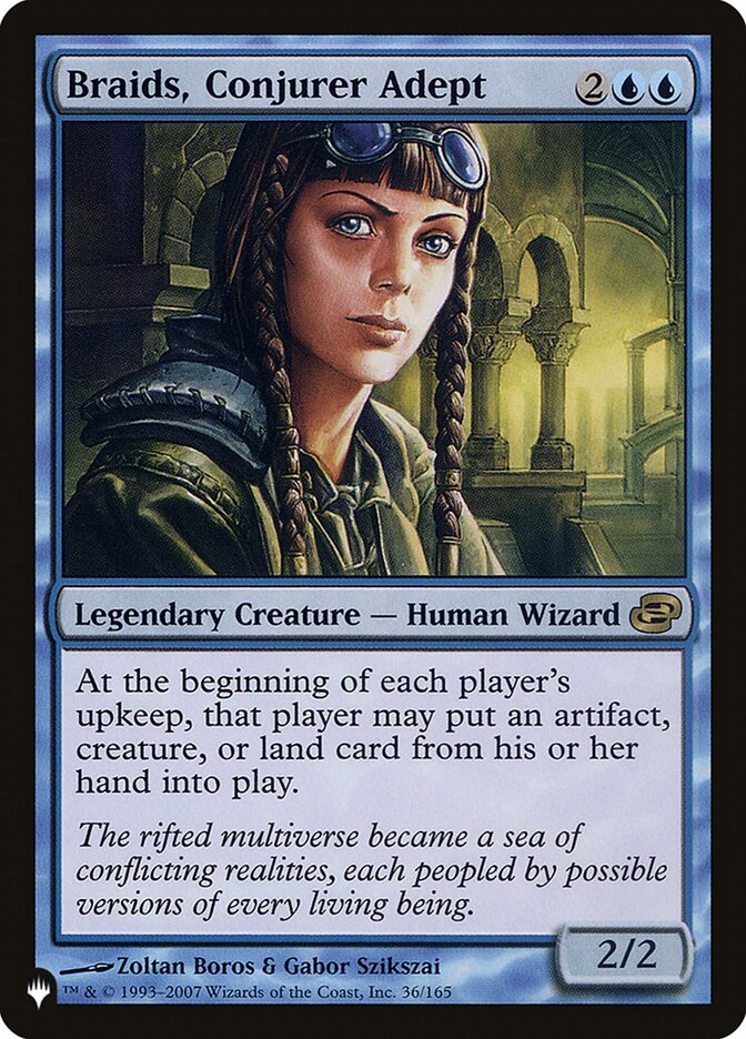 Braids, Conjurer Adept [The List] - Magic: The Gathering - Card Brawlers | Quebec | Canada |
