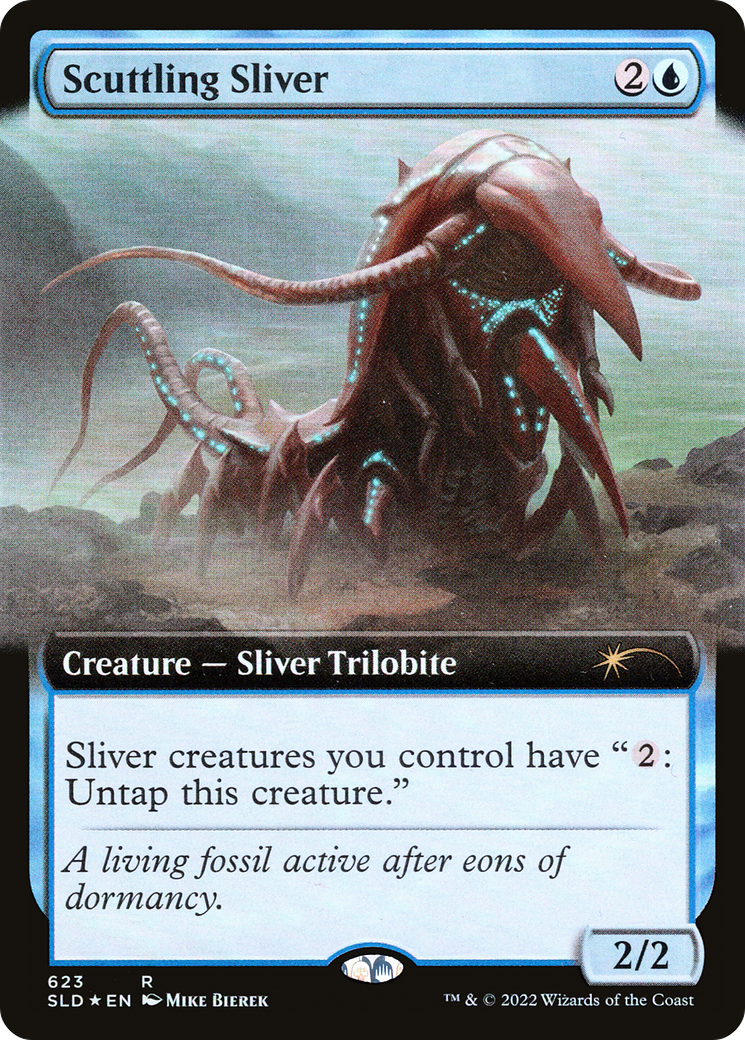 Scuttling Sliver (Extended Art) [Secret Lair Drop Promos] - Magic: The Gathering - Card Brawlers | Quebec | Canada |