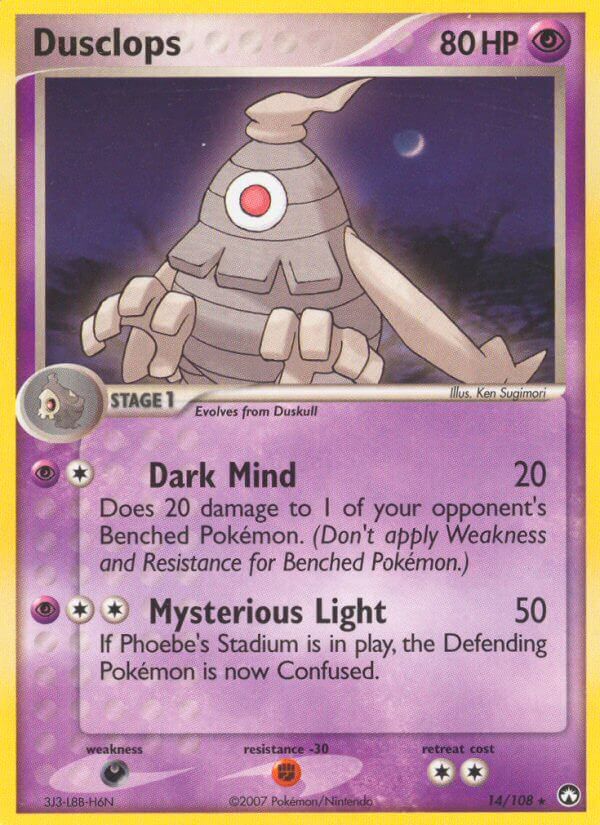 Dusclops (14/108) (Theme Deck Exclusive) [EX: Power Keepers] - Pokémon - Card Brawlers | Quebec | Canada |