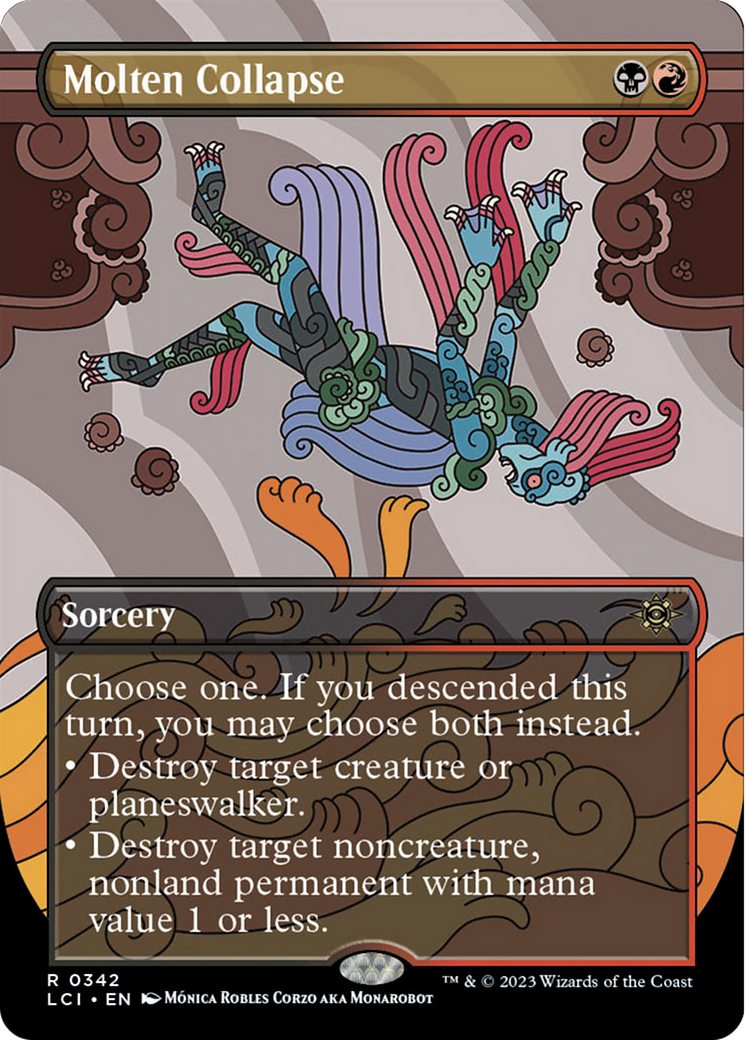 Molten Collapse (Borderless) [The Lost Caverns of Ixalan] - Magic: The Gathering - Card Brawlers | Quebec | Canada |