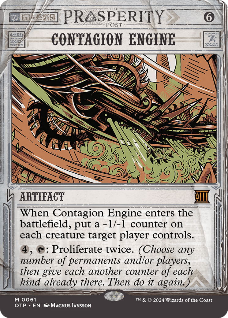 Contagion Engine [Outlaws of Thunder Junction: Breaking News] - Magic: The Gathering - Card Brawlers | Quebec | Canada |