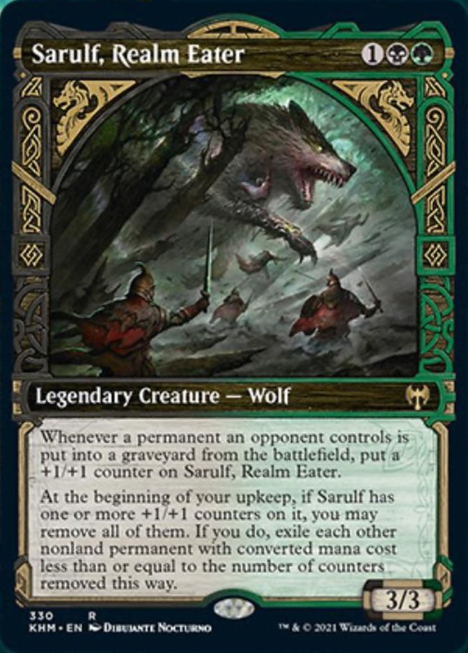 Sarulf, Realm Eater (Showcase) [Kaldheim] - Magic: The Gathering - Card Brawlers | Quebec | Canada |