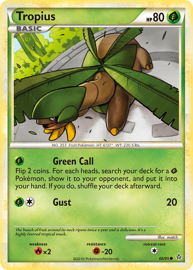 Tropius (66/95) [HeartGold & SoulSilver: Unleashed] - Pokémon - Card Brawlers | Quebec | Canada |
