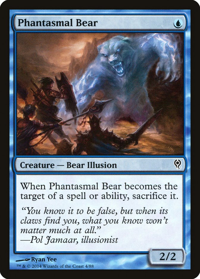 Phantasmal Bear [Duel Decks: Jace vs. Vraska] - Magic: The Gathering - Card Brawlers | Quebec | Canada |