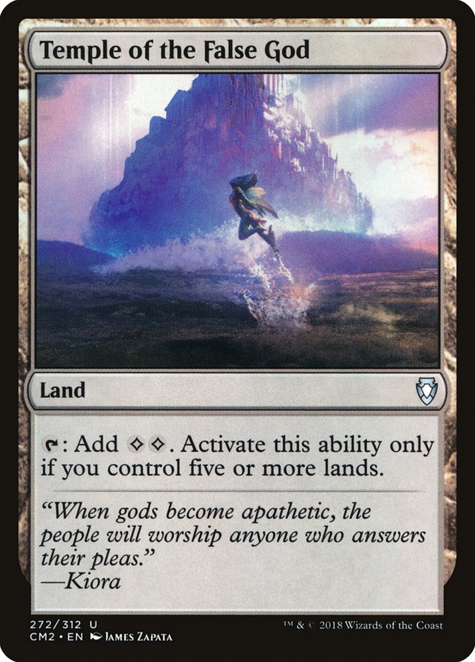 Temple of the False God (272/312) [Commander Anthology Volume II] - Magic: The Gathering - Card Brawlers | Quebec | Canada |