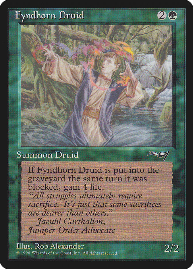 Fyndhorn Druid (Flame Circle) [Alliances] - Magic: The Gathering - Card Brawlers | Quebec | Canada |