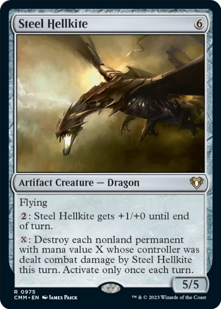 Steel Hellkite [Commander Masters] - Magic: The Gathering - Card Brawlers | Quebec | Canada |