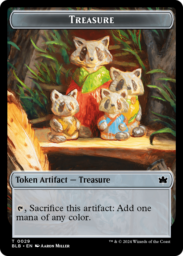 Treasure // Steampath Charger Double-Sided Token [Bloomburrow Tokens] - Magic: The Gathering - Card Brawlers | Quebec | Canada |
