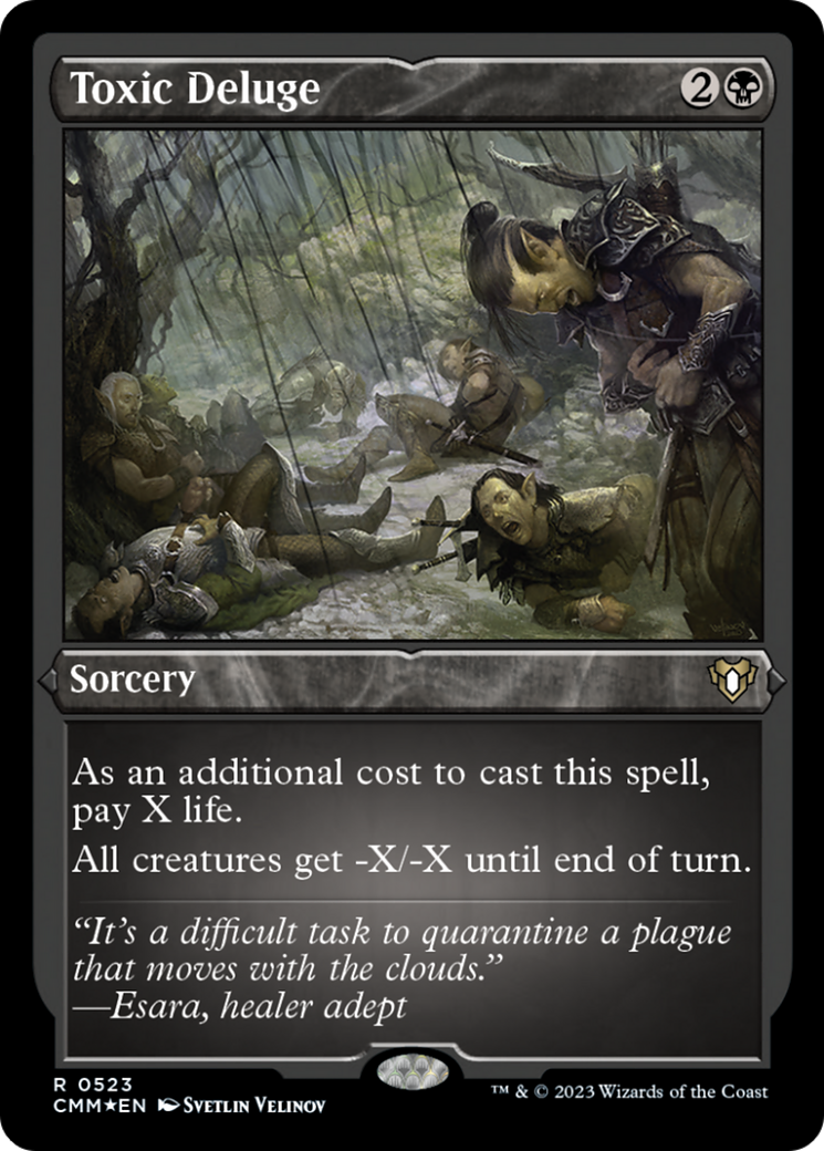 Toxic Deluge (Foil Etched) [Commander Masters] - Magic: The Gathering - Card Brawlers | Quebec | Canada |