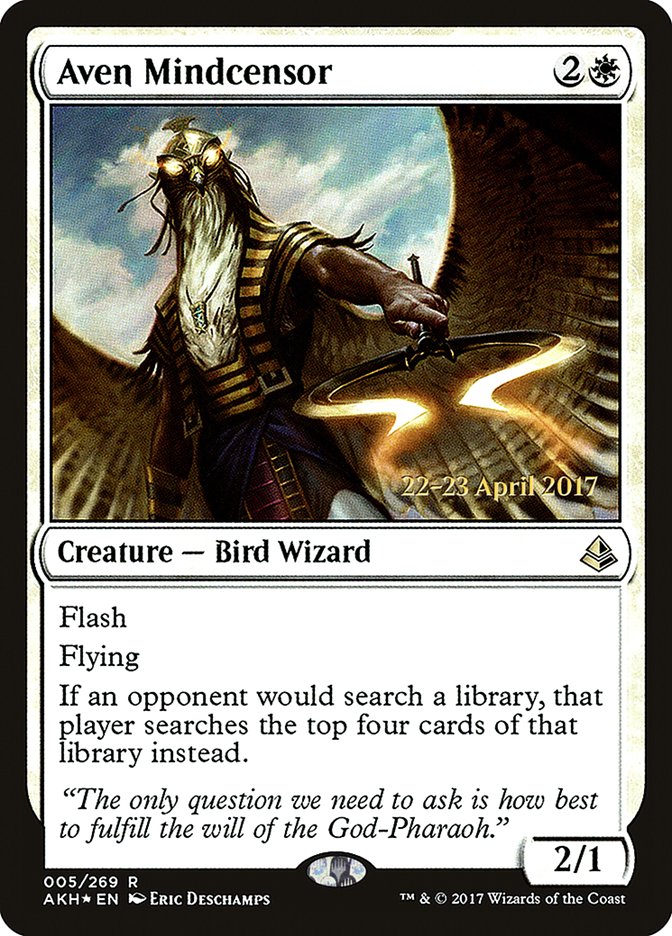 Aven Mindcensor [Amonkhet Prerelease Promos] - Magic: The Gathering - Card Brawlers | Quebec | Canada |