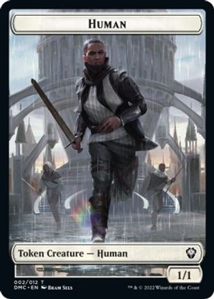 Human // Snake Double-Sided Token [Dominaria United Commander Tokens] - Magic: The Gathering - Card Brawlers | Quebec | Canada |