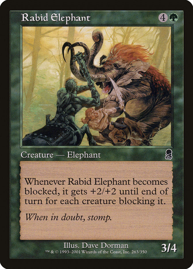 Rabid Elephant [Odyssey] - Magic: The Gathering - Card Brawlers | Quebec | Canada |