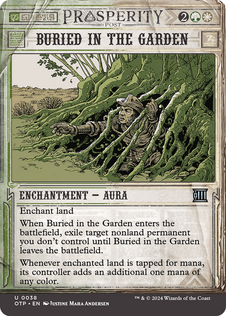 Buried in the Garden [Outlaws of Thunder Junction: Breaking News] - Magic: The Gathering - Card Brawlers | Quebec | Canada |