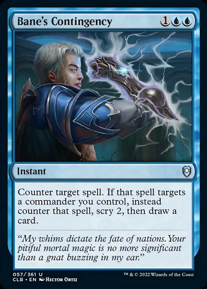Bane's Contingency [Commander Legends: Battle for Baldur's Gate] - Magic: The Gathering - Card Brawlers | Quebec | Canada |