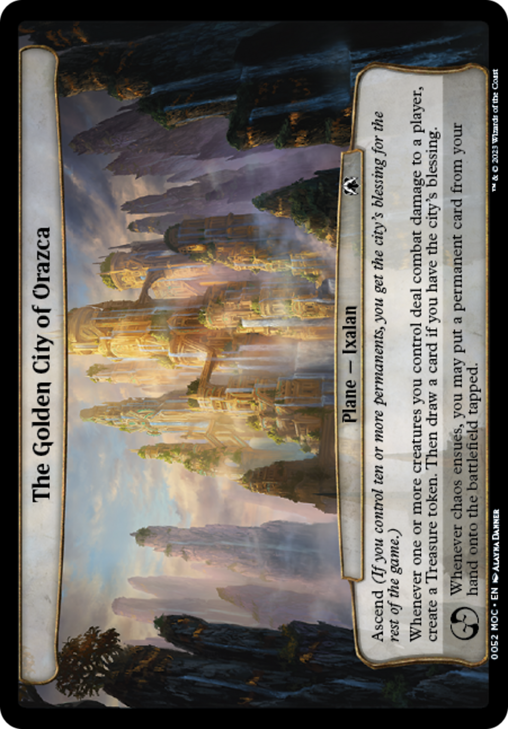 The Golden City of Orazca [March of the Machine Commander] - Magic: The Gathering - Card Brawlers | Quebec | Canada |