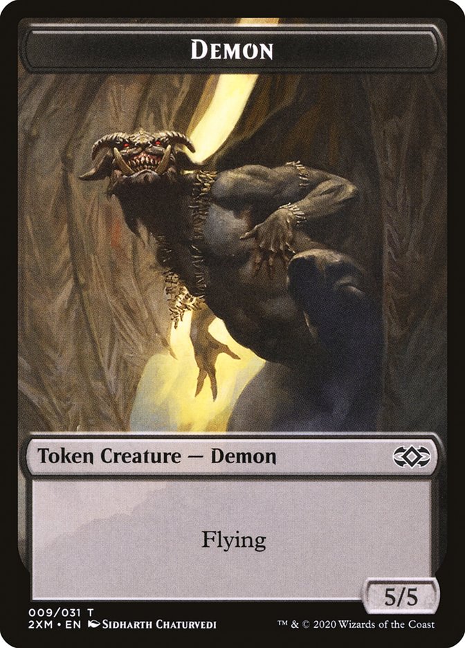 Demon Token [Double Masters Tokens] - Magic: The Gathering - Card Brawlers | Quebec | Canada |