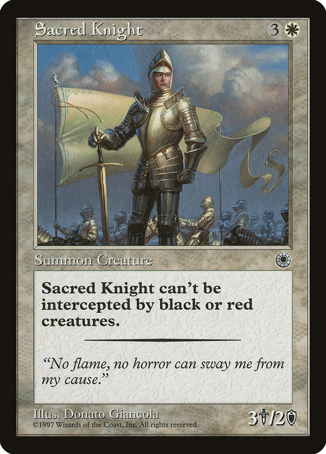 Sacred Knight [Portal] - Magic: The Gathering - Card Brawlers | Quebec | Canada |