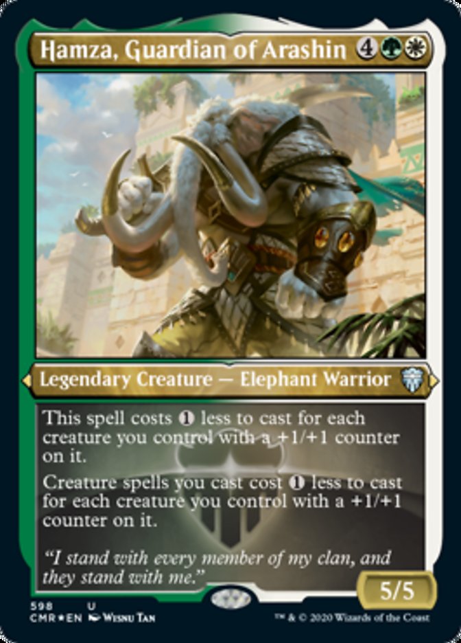 Hamza, Guardian of Arashin (Etched) [Commander Legends] - Magic: The Gathering - Card Brawlers | Quebec | Canada |