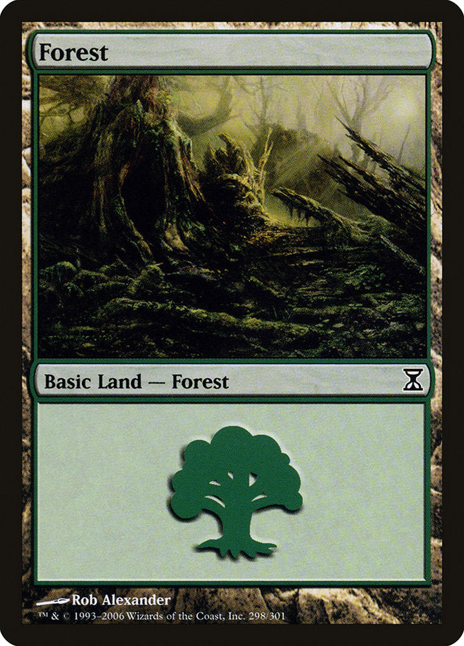 Forest (298) [Time Spiral] - Magic: The Gathering - Card Brawlers | Quebec | Canada |
