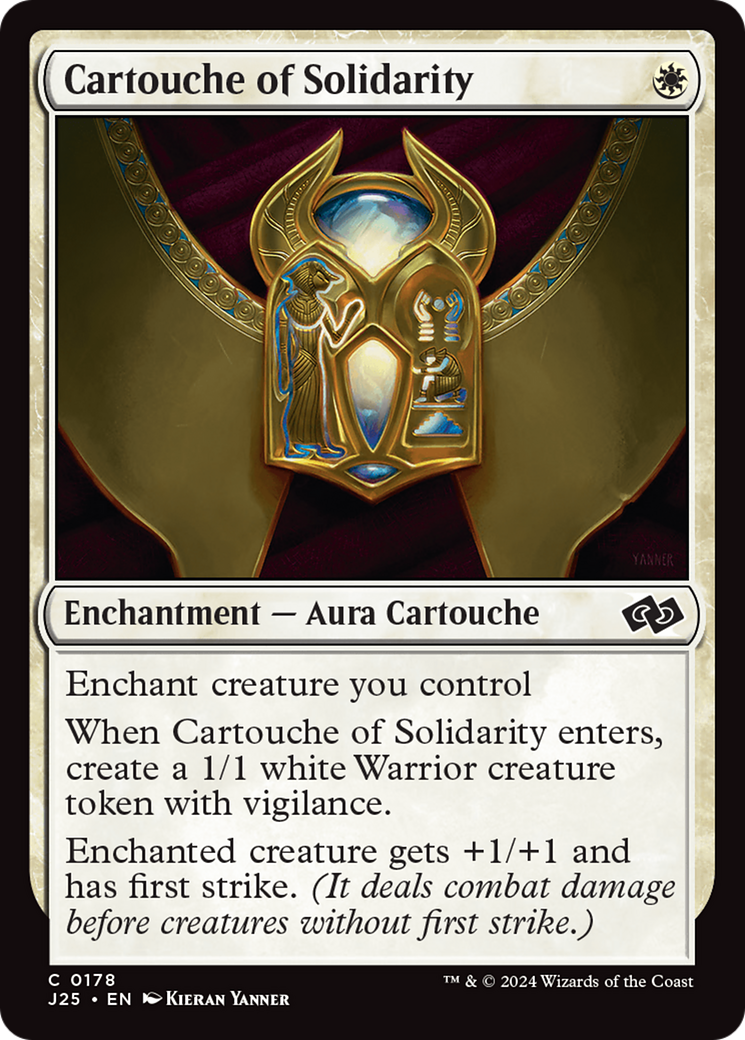 Cartouche of Solidarity [Foundations Jumpstart] - Magic: The Gathering - Card Brawlers | Quebec | Canada |