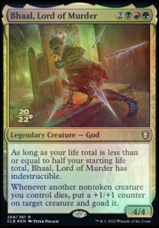 Bhaal, Lord of Murder [Commander Legends: Battle for Baldur's Gate Prerelease Promos] - Magic: The Gathering - Card Brawlers | Quebec | Canada |