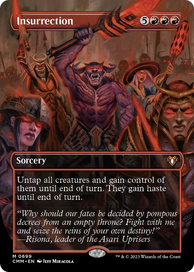 Insurrection (Borderless Alternate Art) [Commander Masters] - Magic: The Gathering - Card Brawlers | Quebec | Canada |