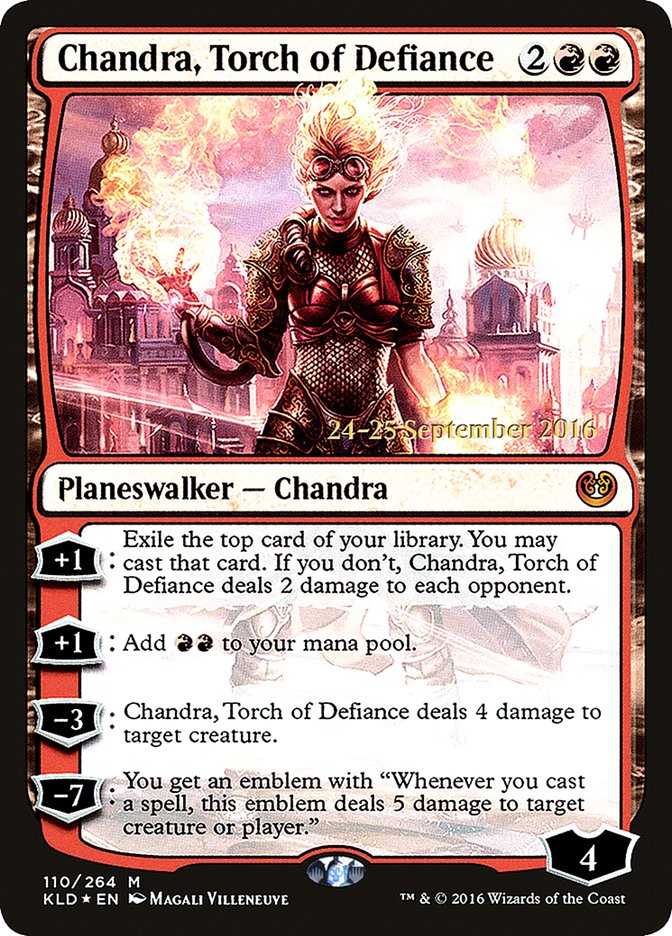 Chandra, Torch of Defiance [Kaladesh Prerelease Promos] - Magic: The Gathering - Card Brawlers | Quebec | Canada |