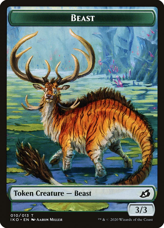 Beast Token [Ikoria: Lair of Behemoths Tokens] - Magic: The Gathering - Card Brawlers | Quebec | Canada |