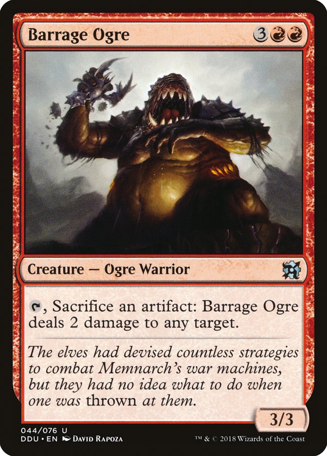 Barrage Ogre [Duel Decks: Elves vs. Inventors] - Magic: The Gathering - Card Brawlers | Quebec | Canada |