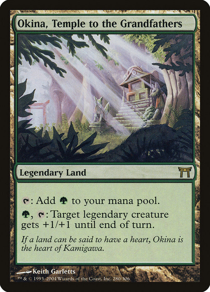 Okina, Temple to the Grandfathers [Champions of Kamigawa] - Magic: The Gathering - Card Brawlers | Quebec | Canada |