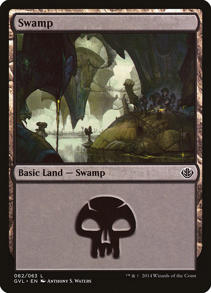 Swamp (62) (Garruk vs. Liliana) [Duel Decks Anthology] - Magic: The Gathering - Card Brawlers | Quebec | Canada |