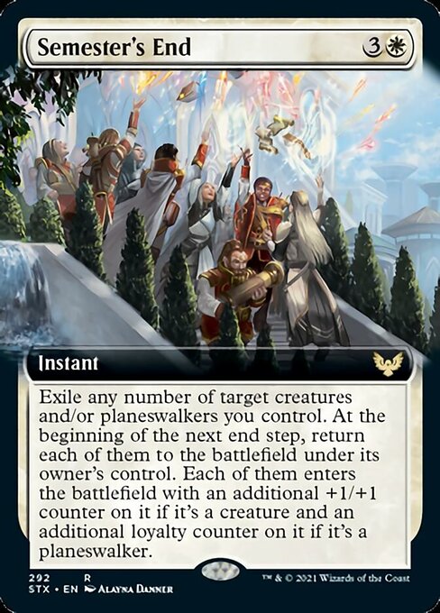 Semester's End (Extended Art) [Strixhaven: School of Mages] - Magic: The Gathering - Card Brawlers | Quebec | Canada |