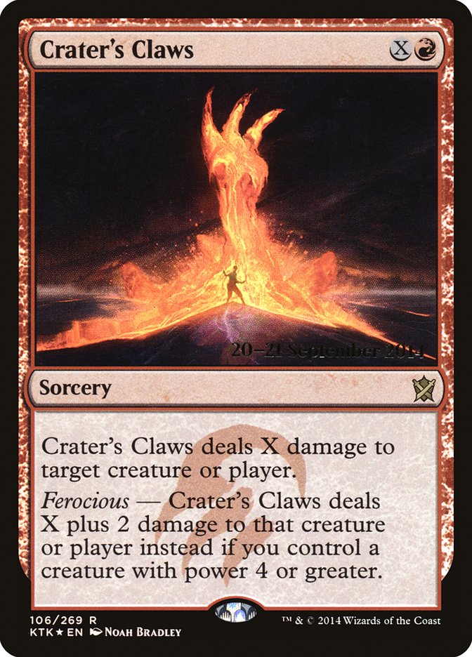 Crater's Claws [Khans of Tarkir Prerelease Promos] - Magic: The Gathering - Card Brawlers | Quebec | Canada |