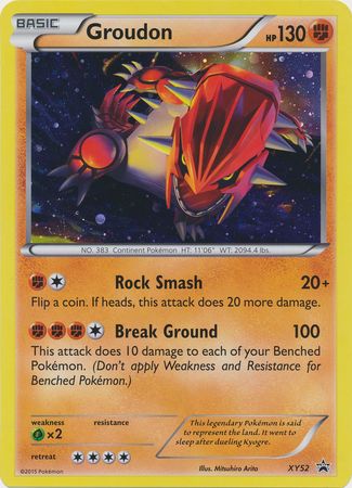 Groudon (XY52) (Jumbo Card) [XY: Black Star Promos] - Pokémon - Card Brawlers | Quebec | Canada |
