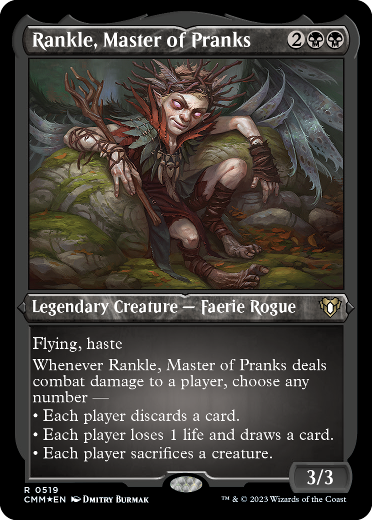 Rankle, Master of Pranks (Foil Etched) [Commander Masters] - Magic: The Gathering - Card Brawlers | Quebec | Canada |