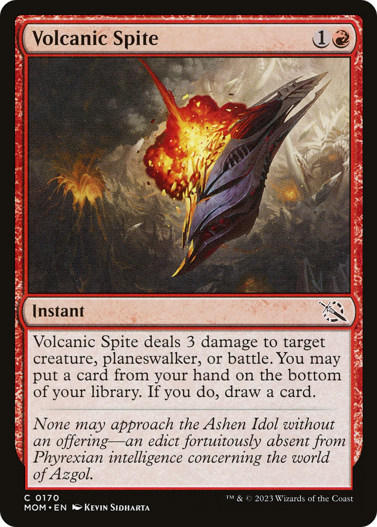 Volcanic Spite [March of the Machine] - Magic: The Gathering - Card Brawlers | Quebec | Canada |