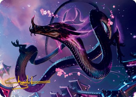 Junji, the Midnight Sky 1 Art Card (Gold-Stamped Signature) [Kamigawa: Neon Dynasty Art Series] - Magic: The Gathering - Card Brawlers | Quebec | Canada |