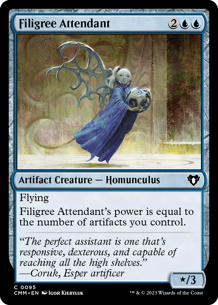 Filigree Attendant [Commander Masters] - Magic: The Gathering - Card Brawlers | Quebec | Canada |