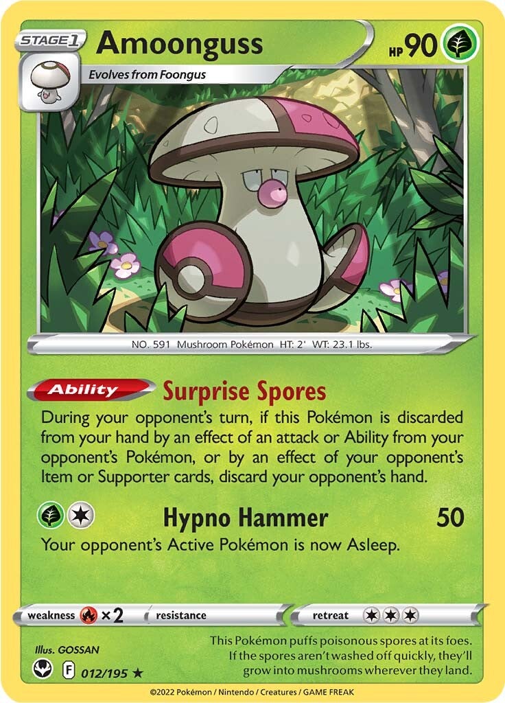 Amoonguss (012/195) [Sword & Shield: Silver Tempest] - Pokémon - Card Brawlers | Quebec | Canada |