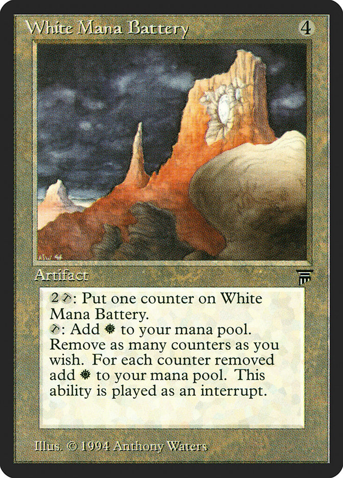 White Mana Battery [Legends] - Magic: The Gathering - Card Brawlers | Quebec | Canada |