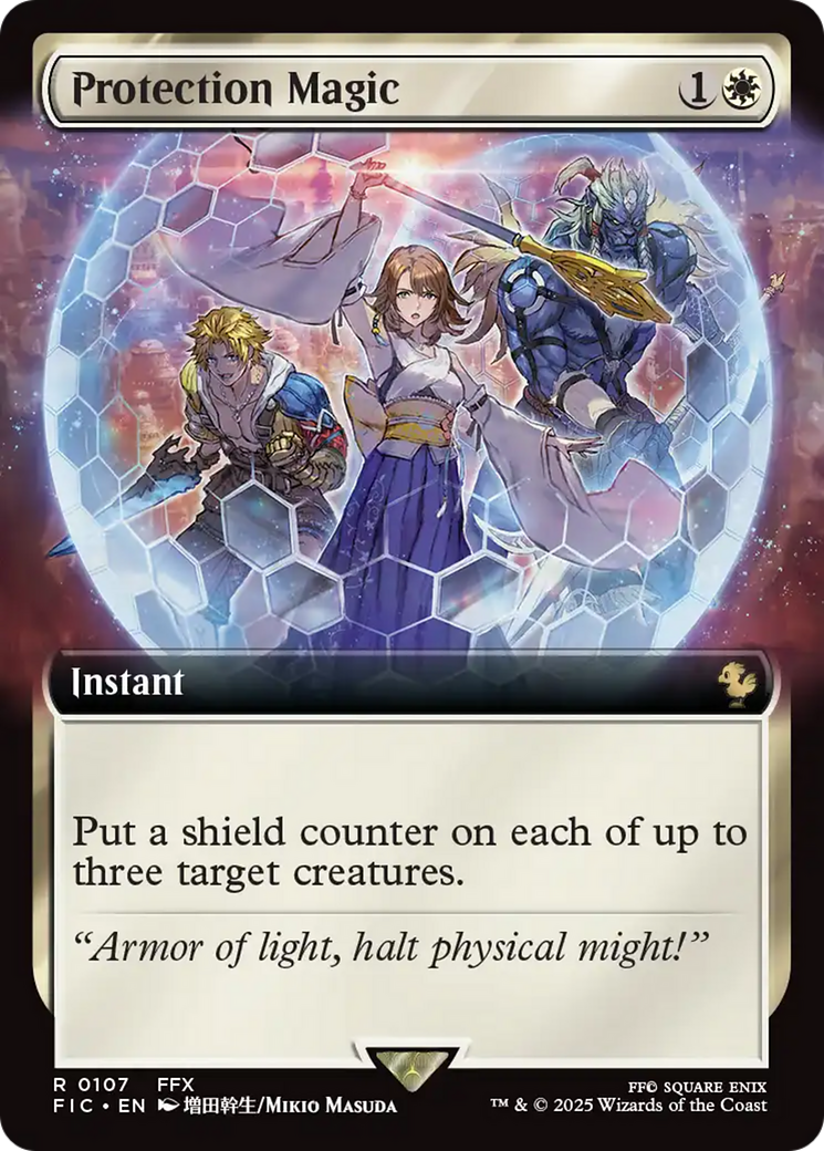 Protection Magic (Extended Art) [FINAL FANTASY Commander] - Magic: The Gathering - Card Brawlers | Quebec | Canada |