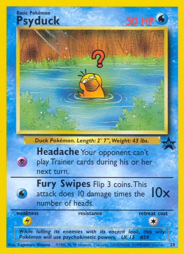 Psyduck (20) [Wizards of the Coast: Black Star Promos] - Pokémon - Card Brawlers | Quebec | Canada |