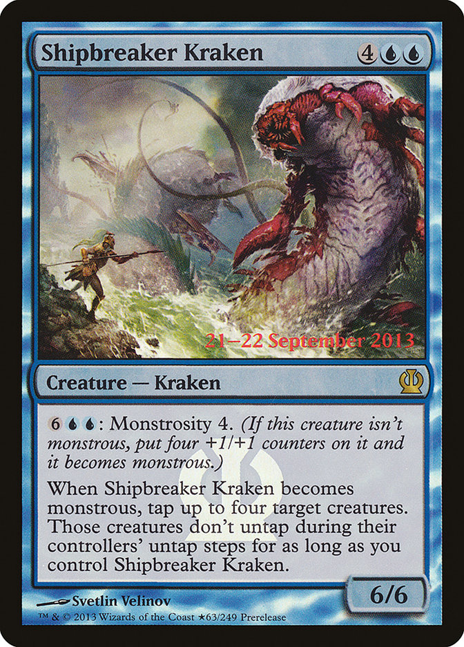 Shipbreaker Kraken [Theros Prerelease Promos] - Magic: The Gathering - Card Brawlers | Quebec | Canada |