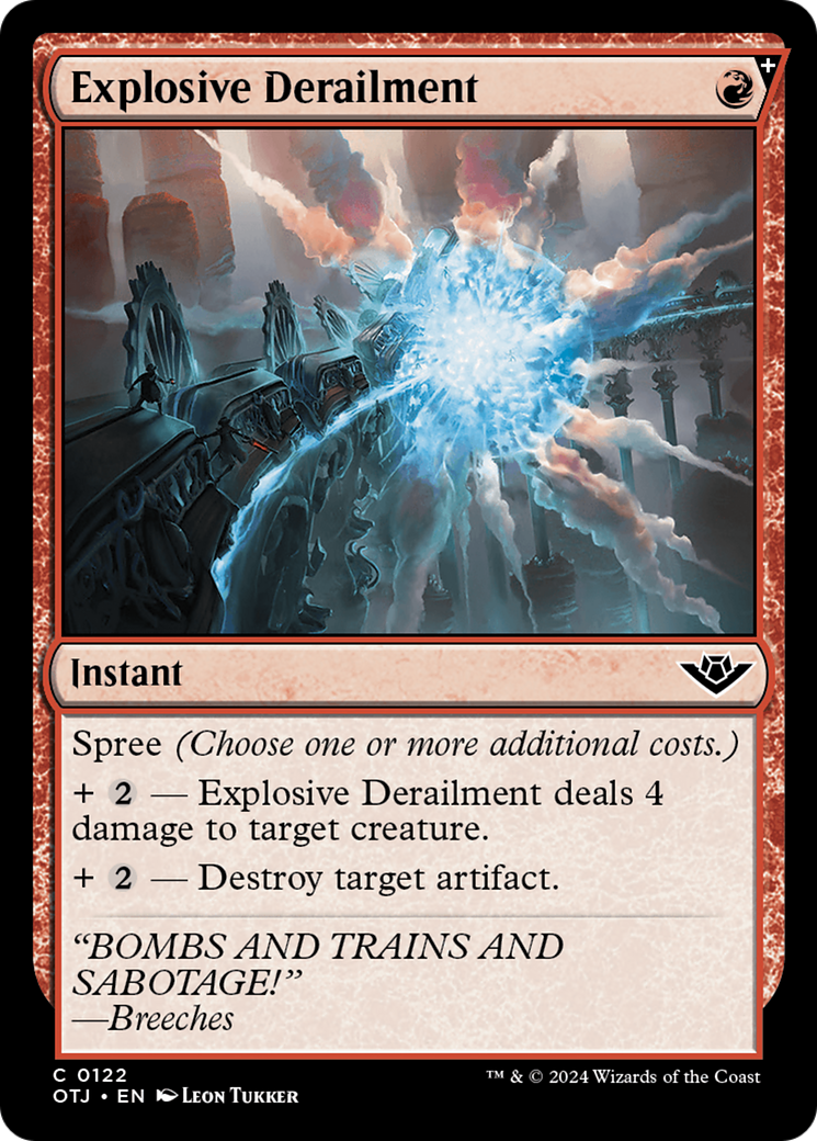 Explosive Derailment [Outlaws of Thunder Junction] - Magic: The Gathering - Card Brawlers | Quebec | Canada |