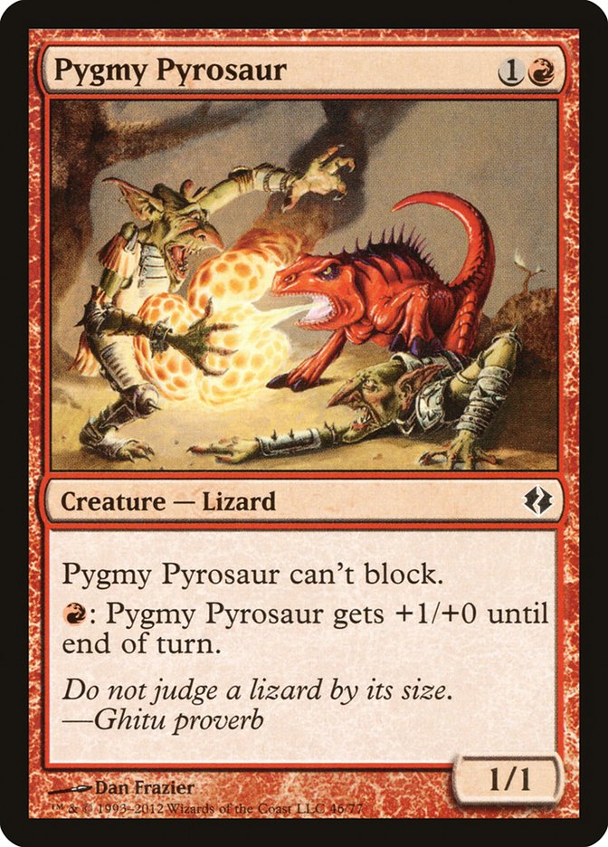 Pygmy Pyrosaur [Duel Decks: Venser vs. Koth] - Magic: The Gathering - Card Brawlers | Quebec | Canada |
