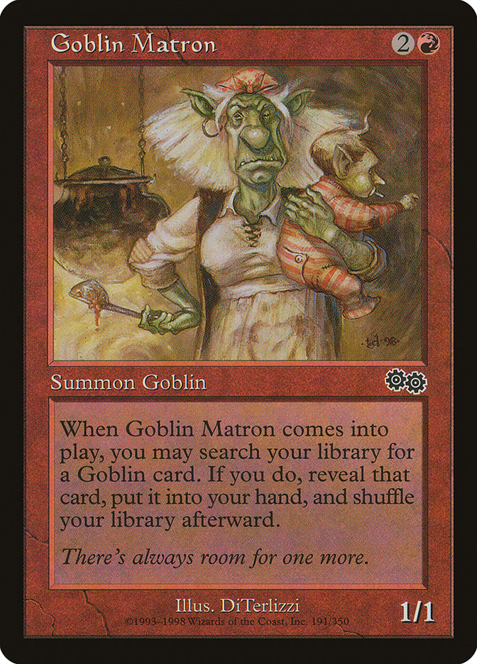 Goblin Matron [Urza's Saga] - Magic: The Gathering - Card Brawlers | Quebec | Canada |