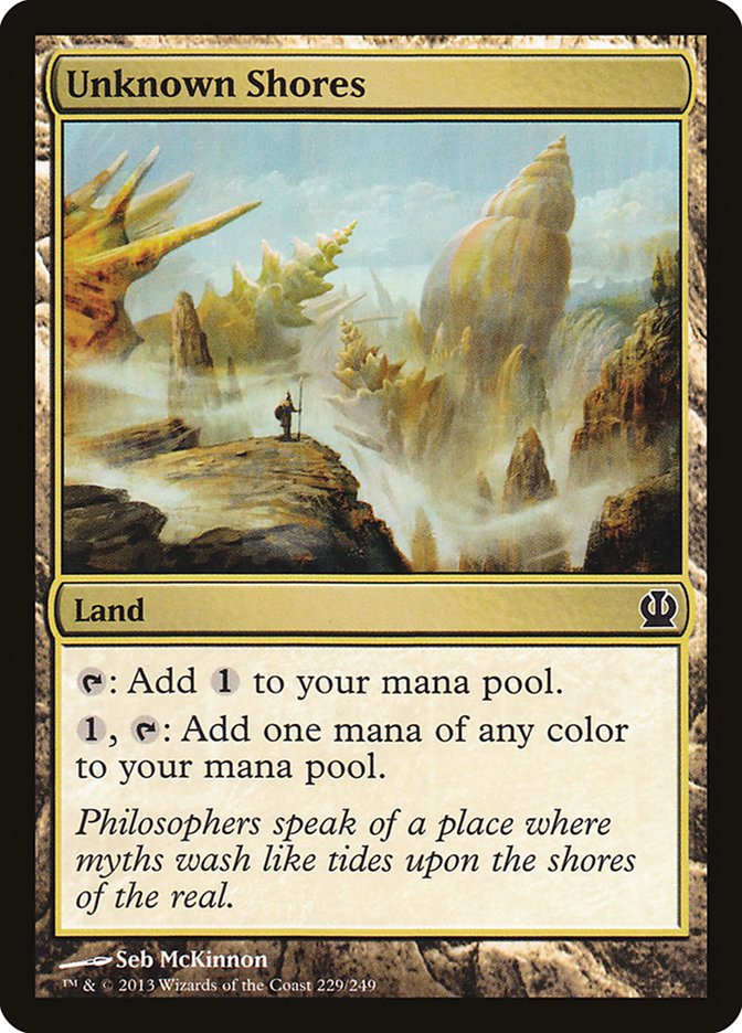 Unknown Shores [Theros] - Magic: The Gathering - Card Brawlers | Quebec | Canada |